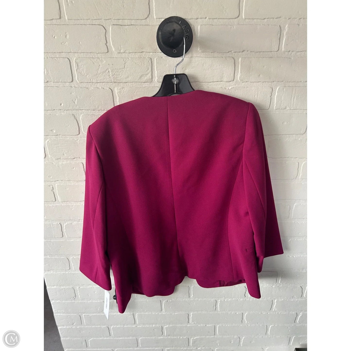 Blazer By Calvin Klein In Pink, Size: L