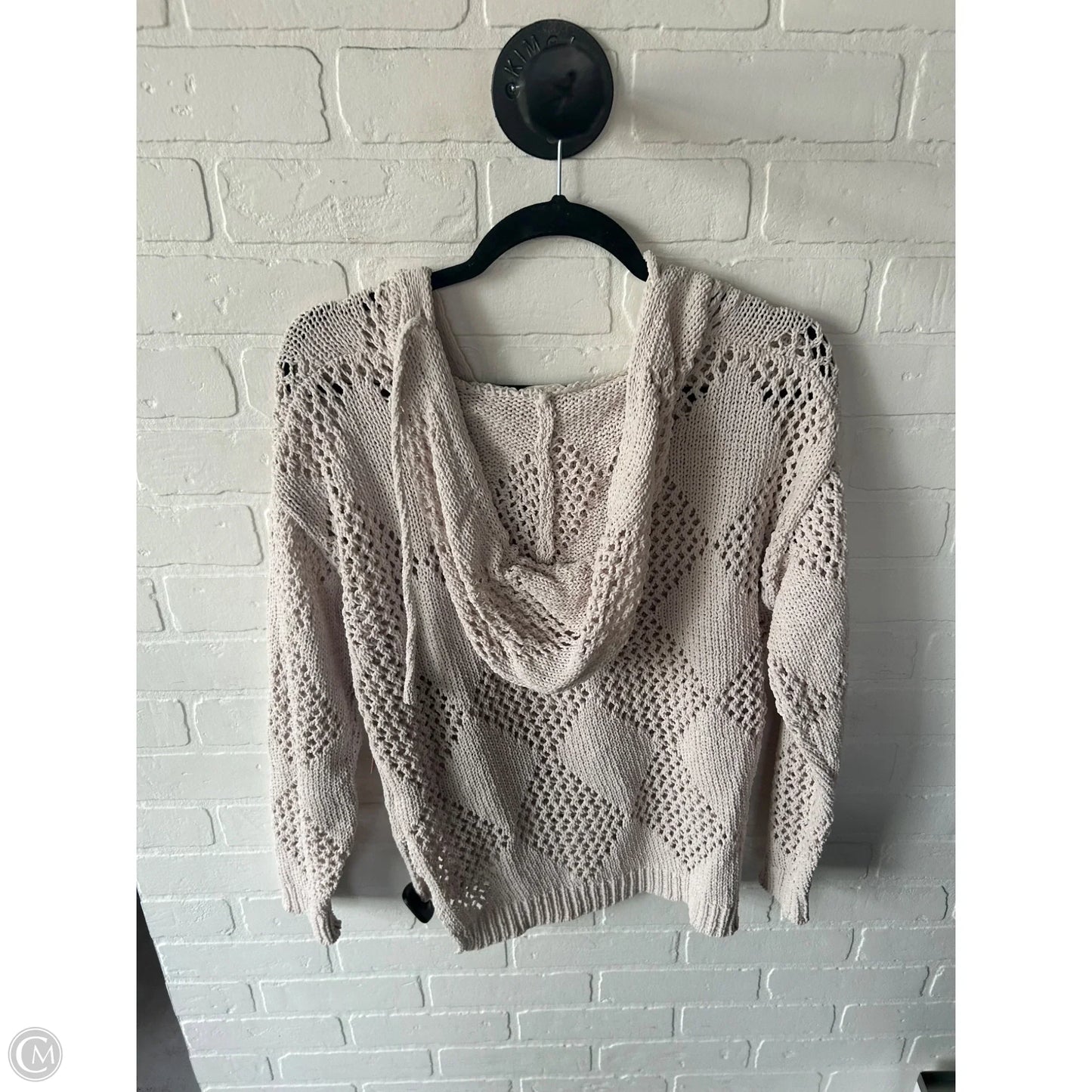 Sweater By Nicole Miller In Tan, Size: S
