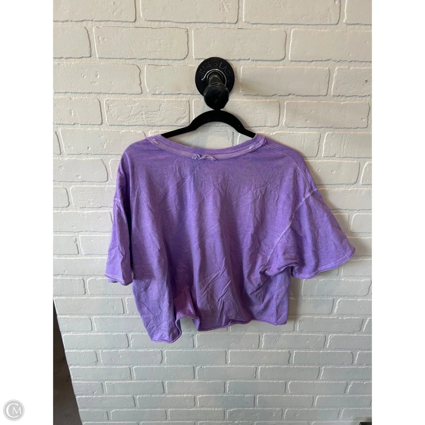 Top Short Sleeve Basic By Free People In Purple, Size: S