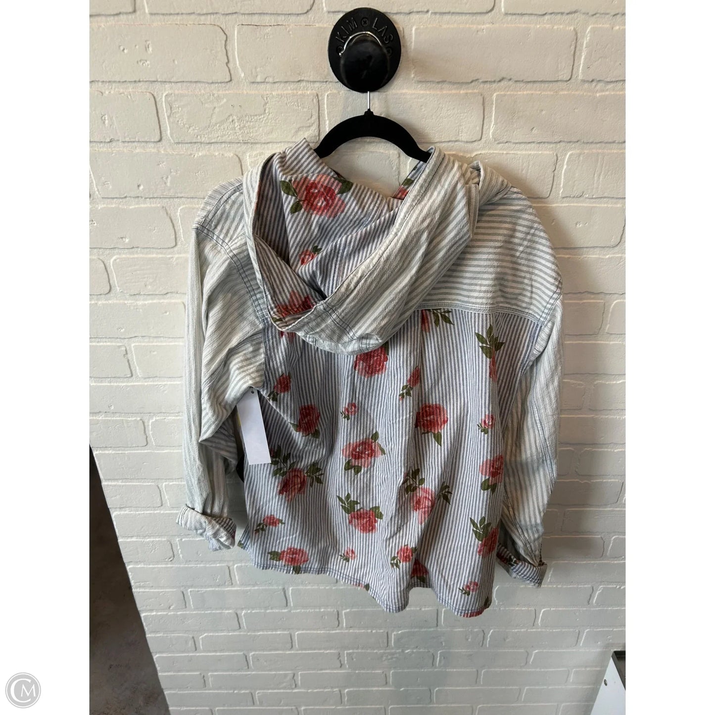 Jacket Shirt By Free People In Bronze, Size: M