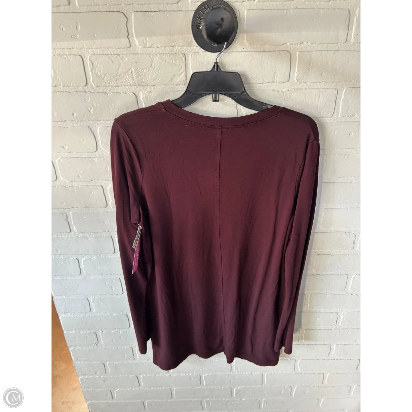 Top Long Sleeve By Loft In Brown, Size: M