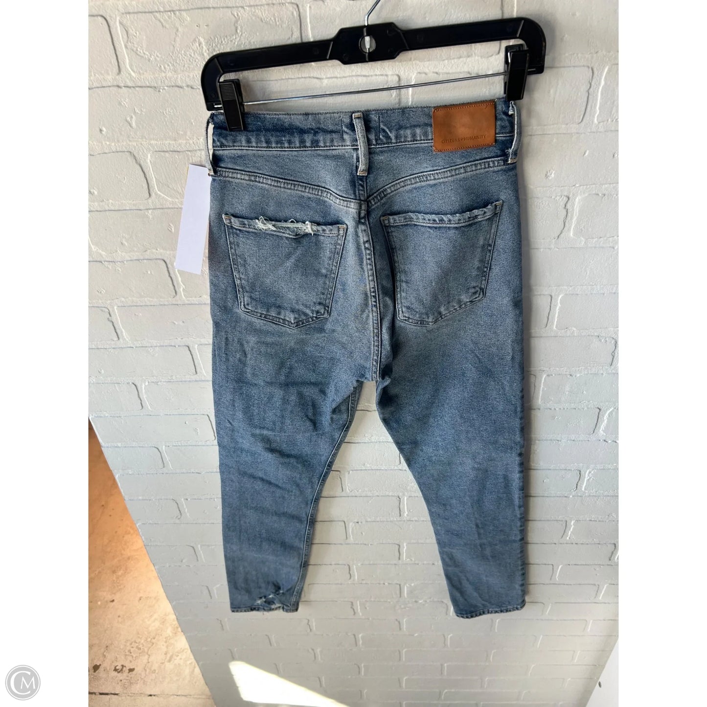 Jeans Straight By Citizens Of Humanity In Blue Denim, Size: 2