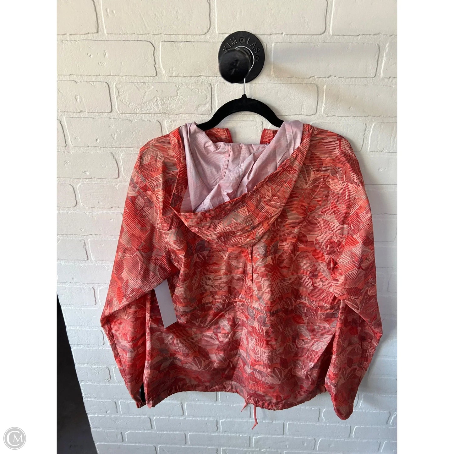 Jacket Windbreaker By Columbia In Orange, Size: Xl