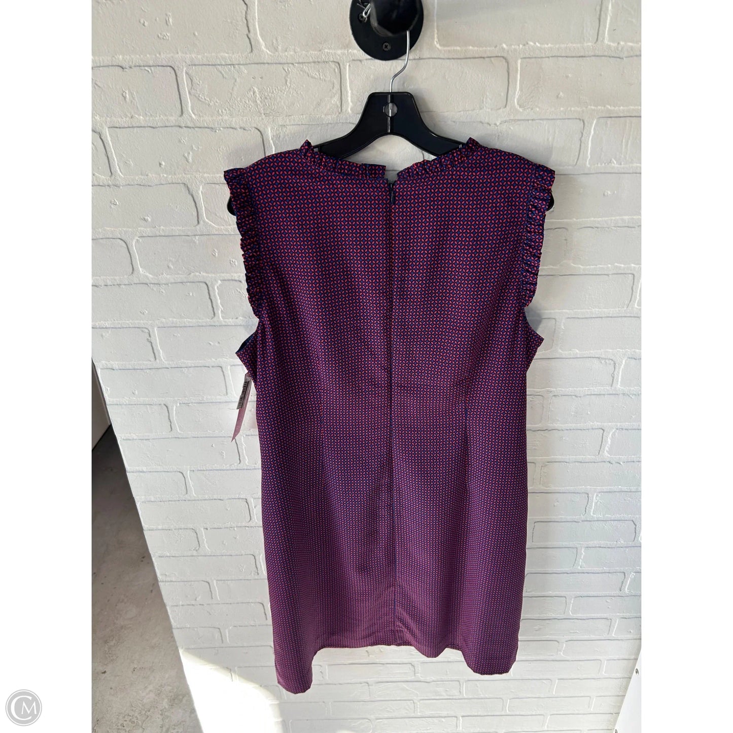 Dress Work By J. Crew In Blue & Orange, Size: Xl