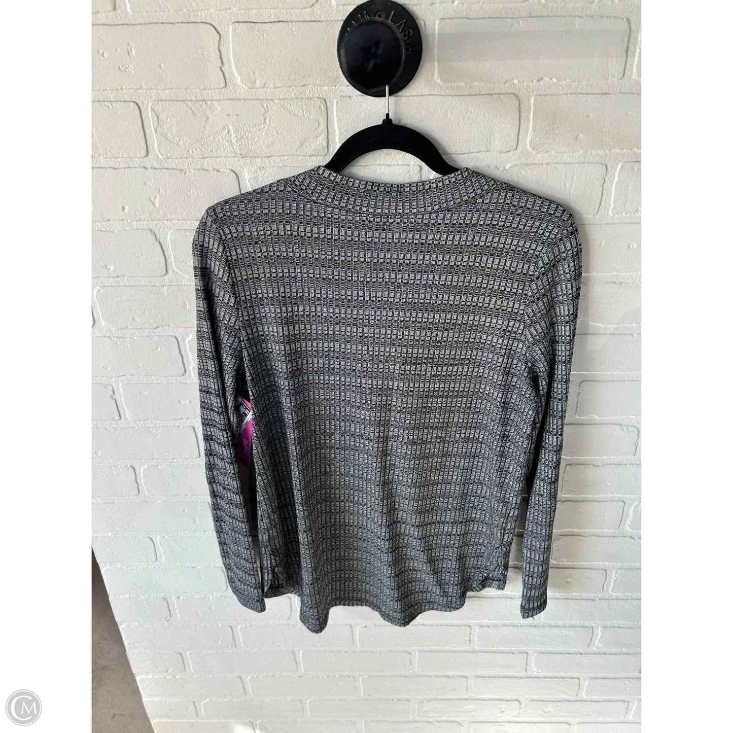 Top Long Sleeve By Loft In Grey, Size: M