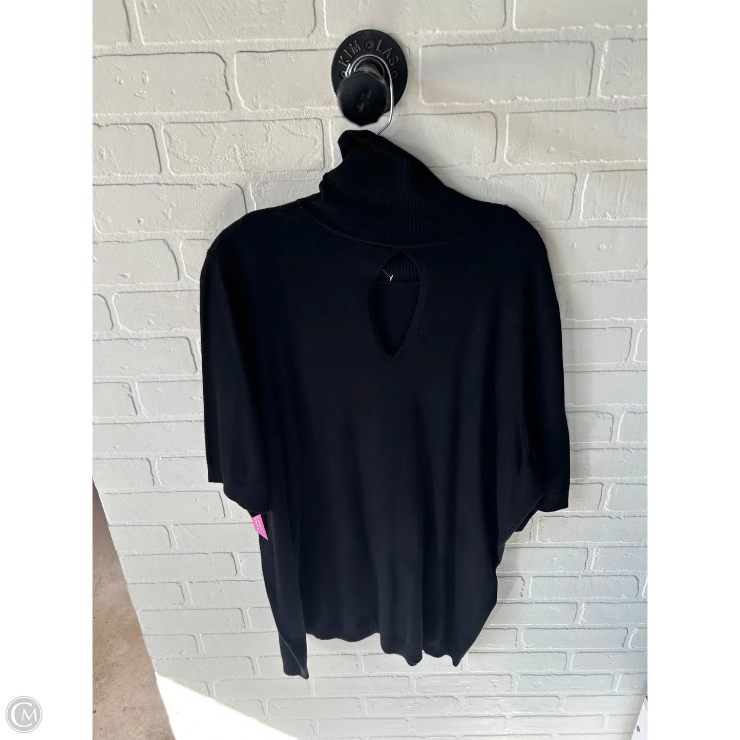 Sweater Short Sleeve By Lane Bryant In Black, Size: 4x