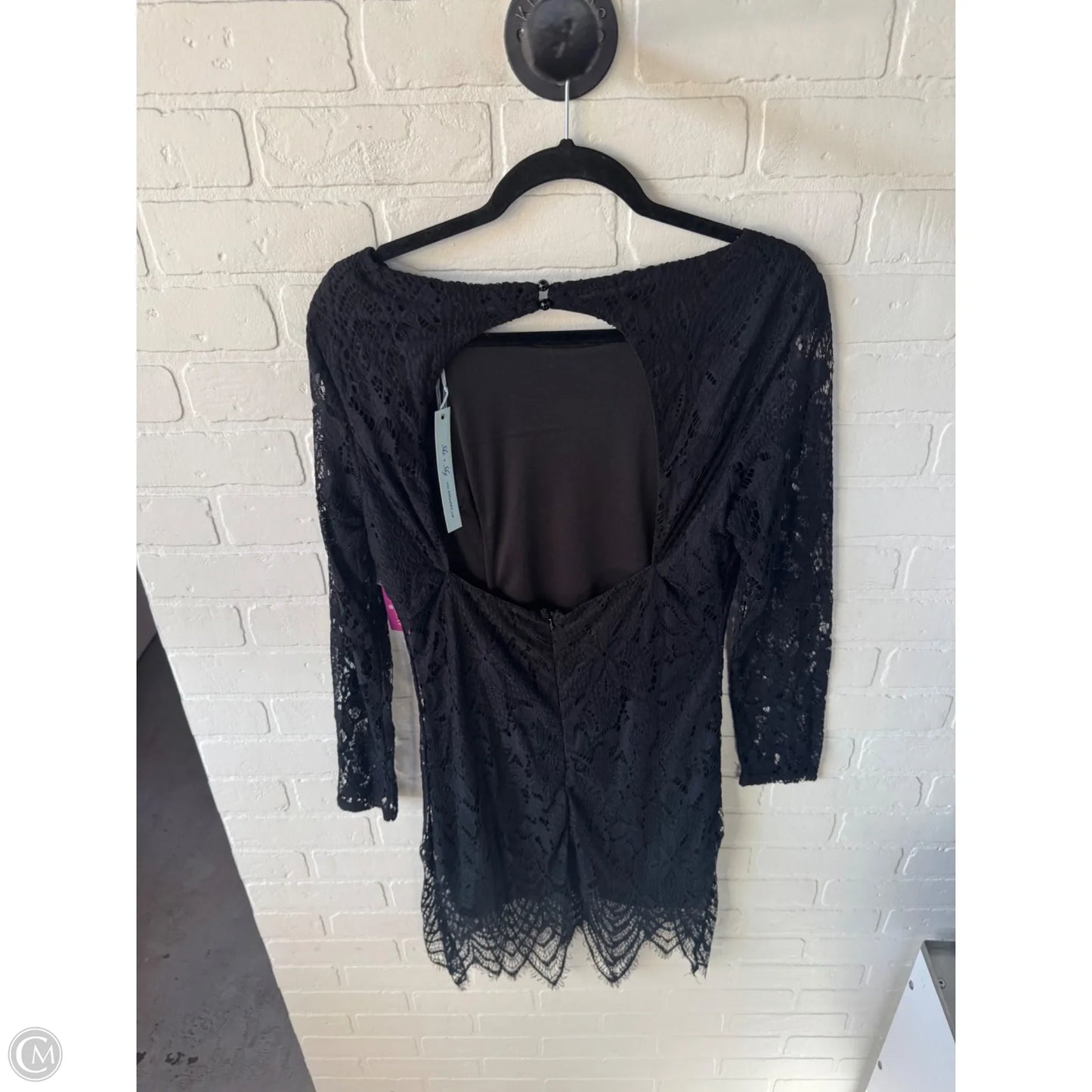 Dress Party Short By She + Sky In Black, Size: L