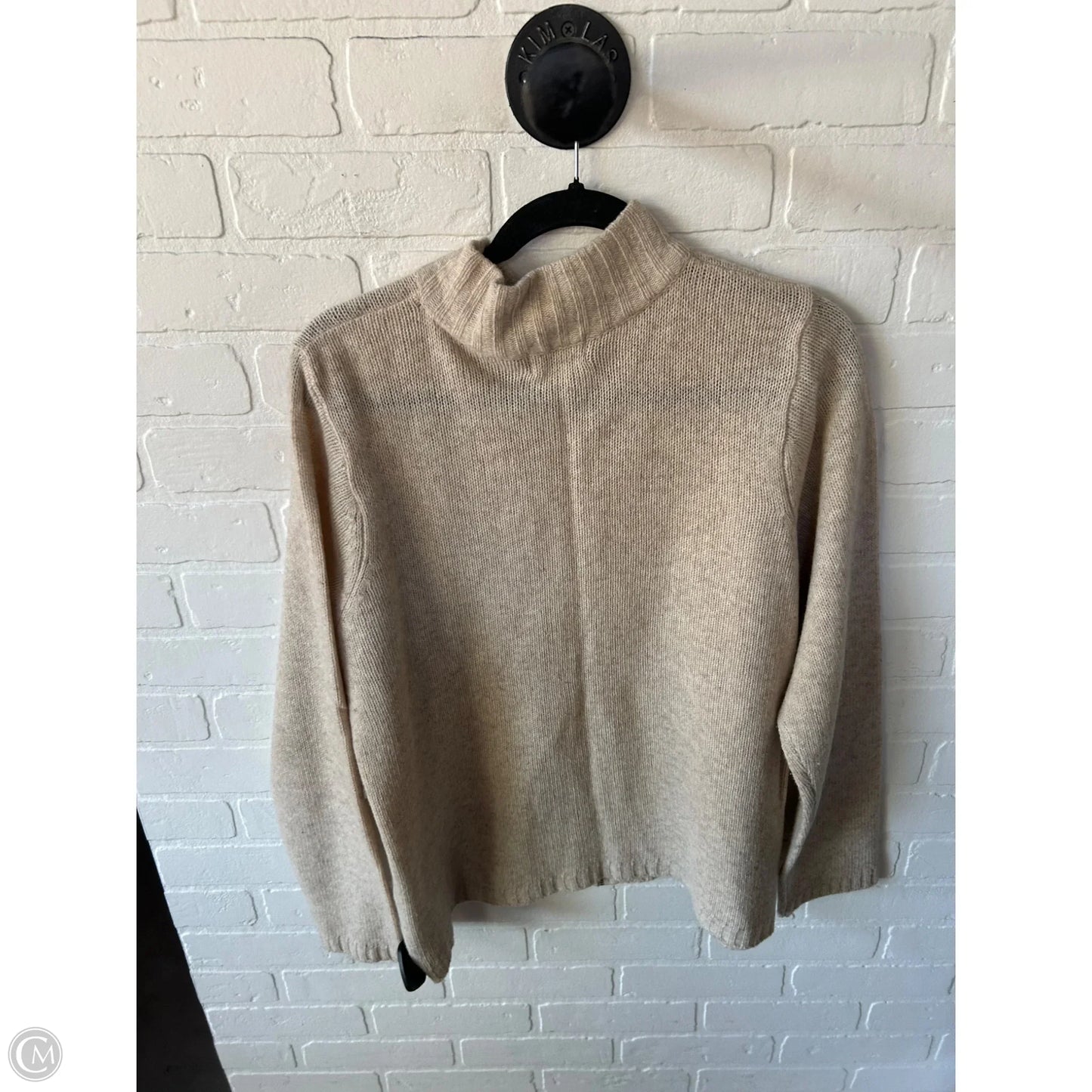 Sweater Cardigan By New York And Co In Tan, Size: L