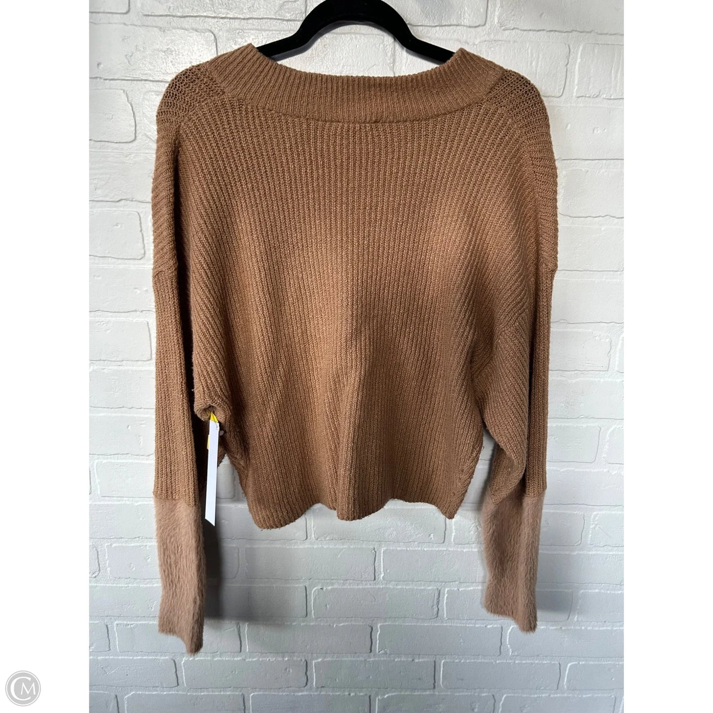 Sweater By Express In Tan, Size: Xs