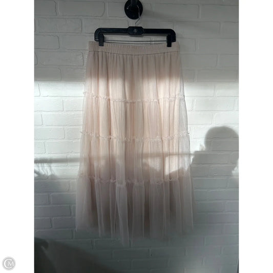 Skirt Maxi By Prettygarden In Tan, Size: 12