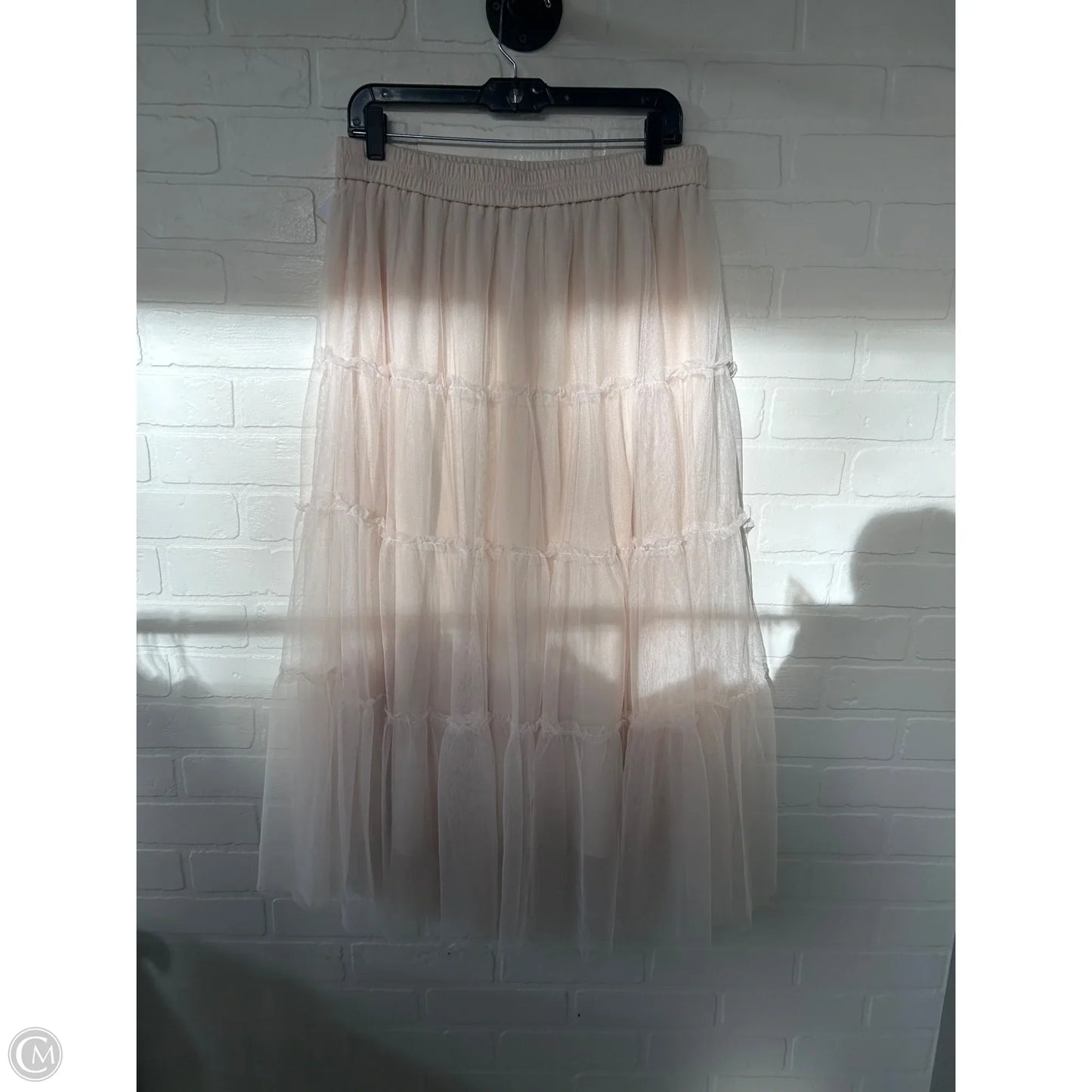 Skirt Maxi By Prettygarden In Tan, Size: 12