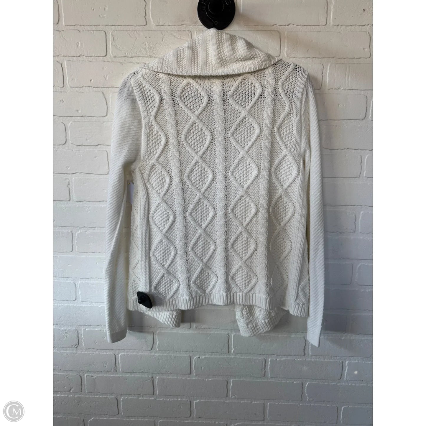 Sweater Cardigan By Cabi In White, Size: S