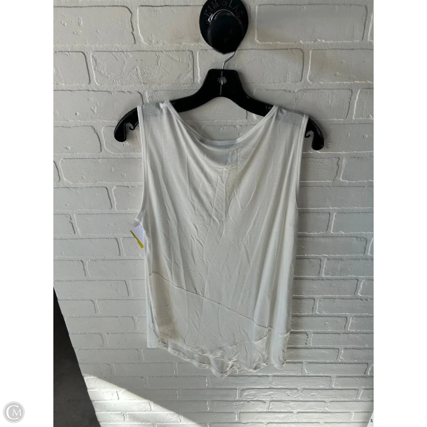 Top Sleeveless By Cabi In White, Size: S