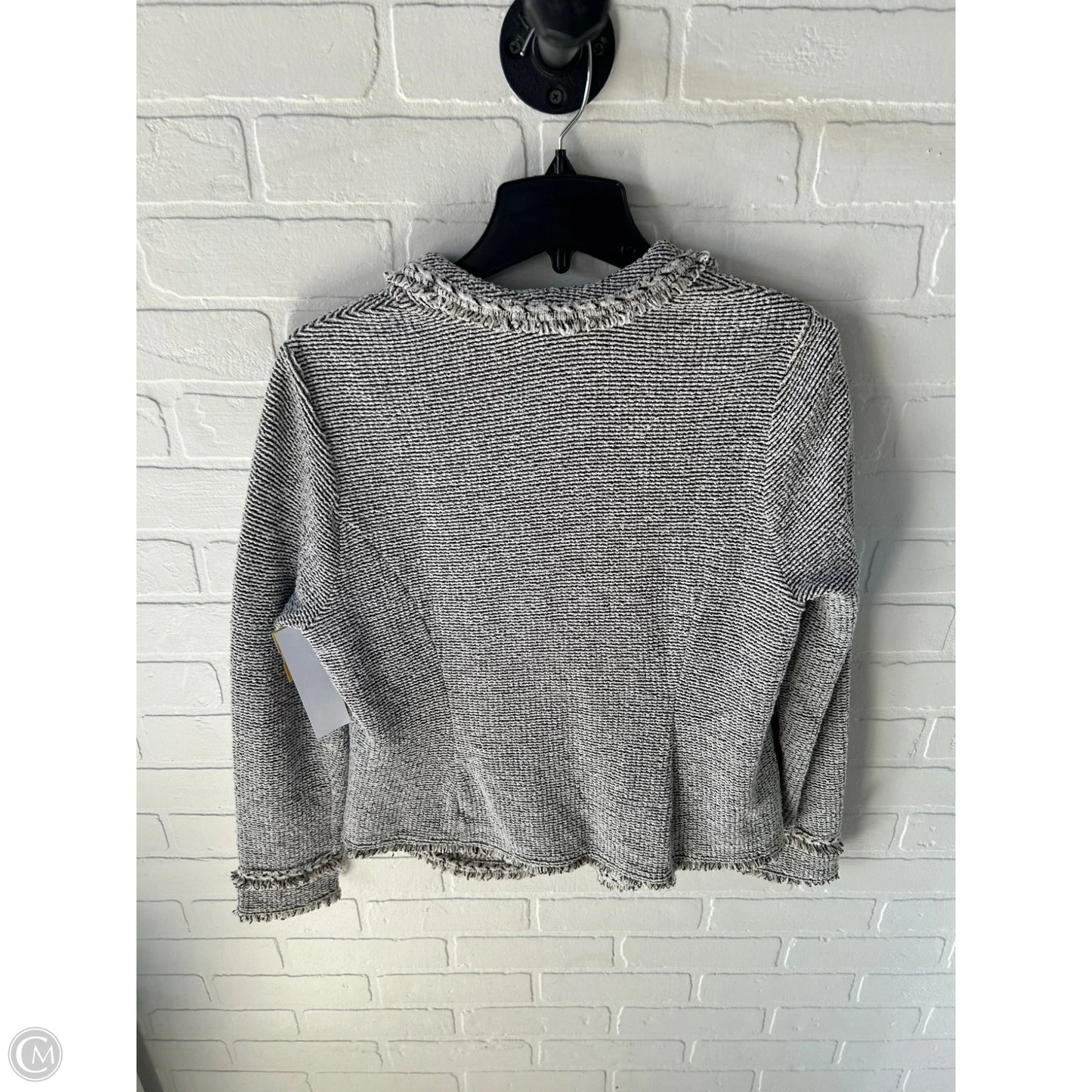 Blazer By Chicos In Black & Tan, Size: M