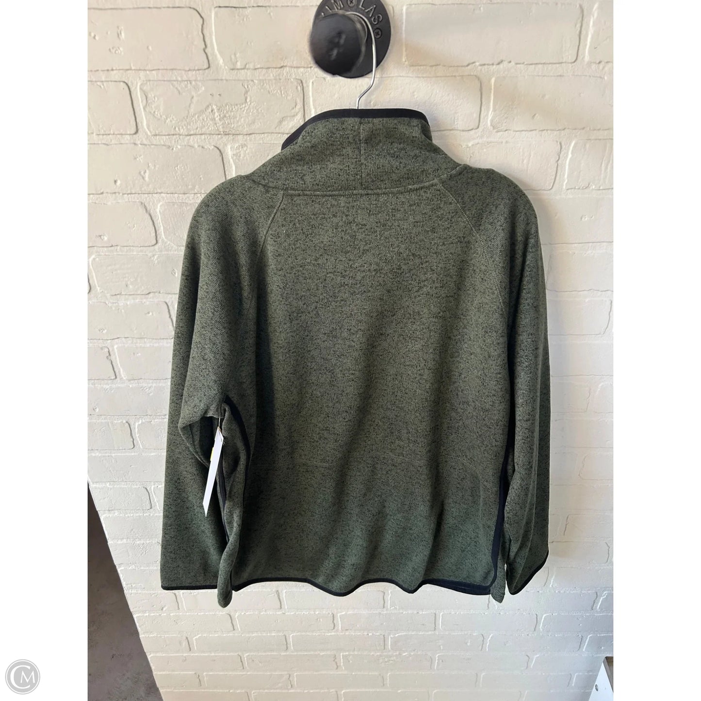 Athletic Sweatshirt Collar By Tek Gear In Green, Size: Xl