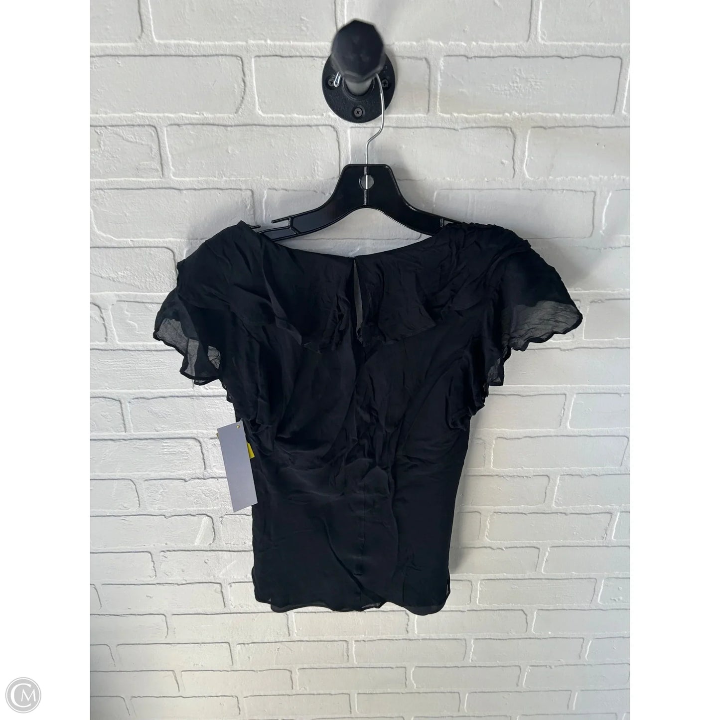 Top Short Sleeve By J. Crew In Black, Size: M