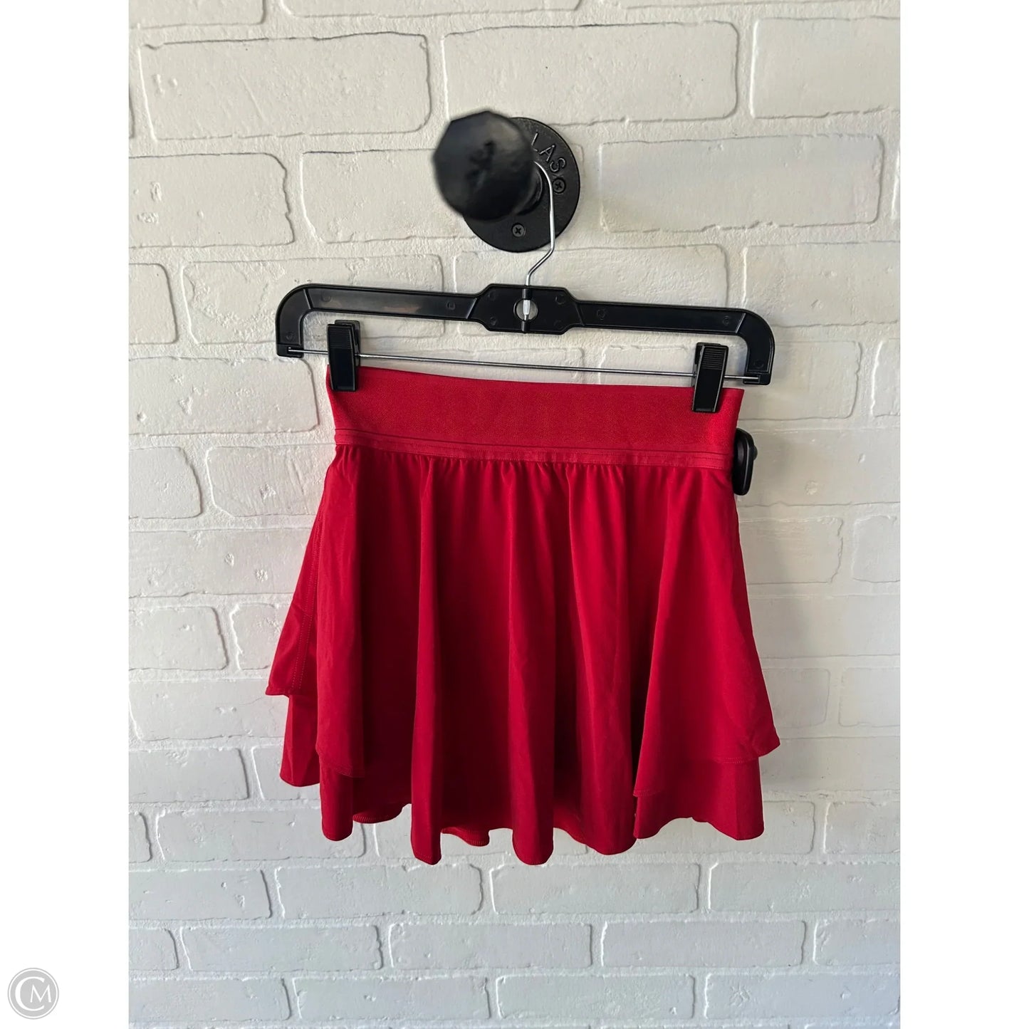 Athletic Skirt By Lululemon In Red, Size: 2