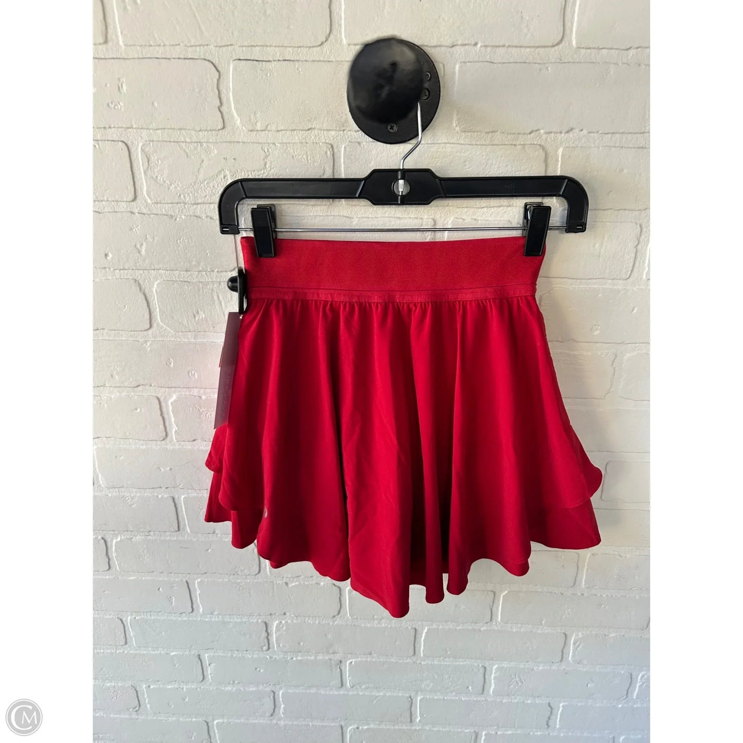 Athletic Skirt By Lululemon In Red, Size: 2