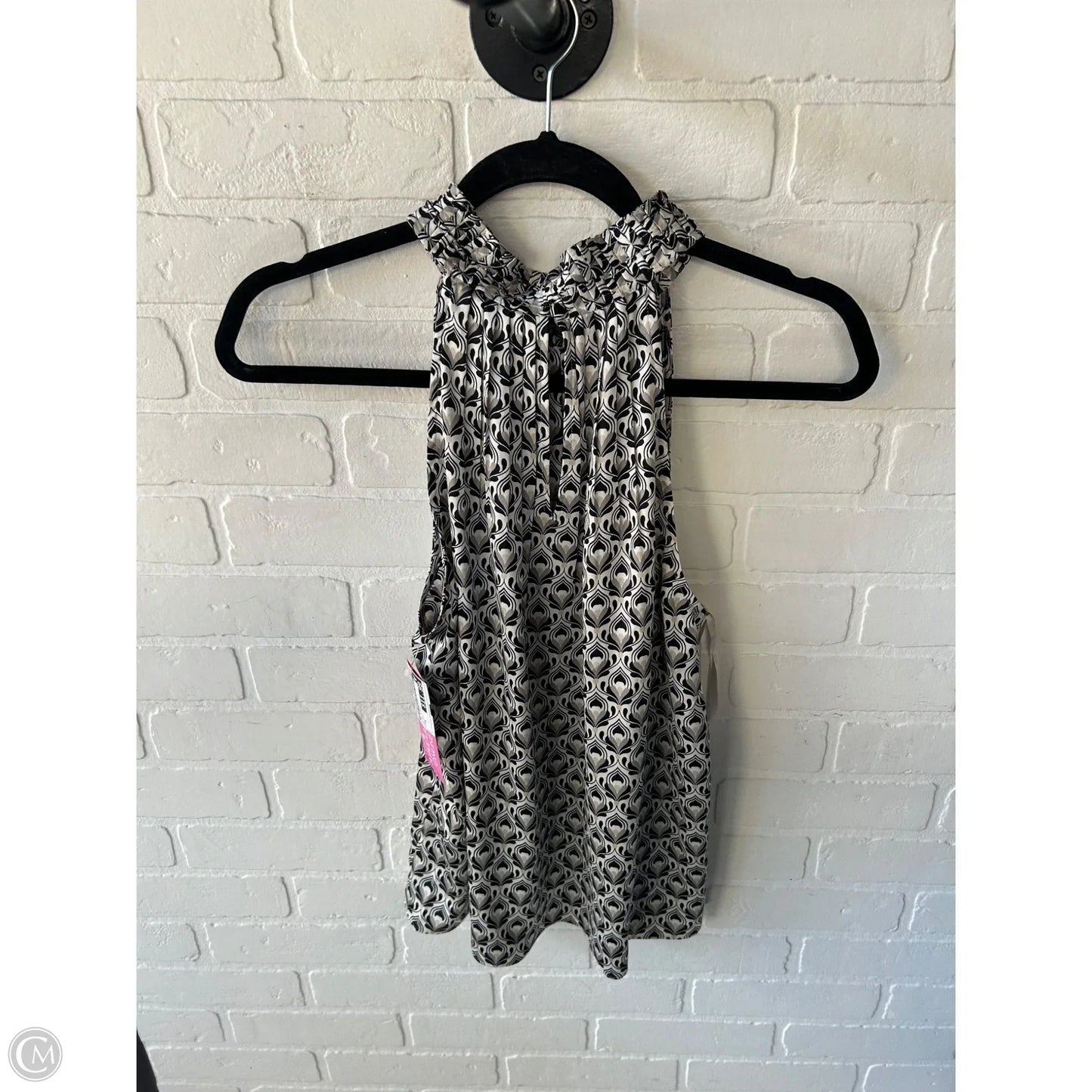 Top Sleeveless By White House Black Market In Black & Tan, Size: M