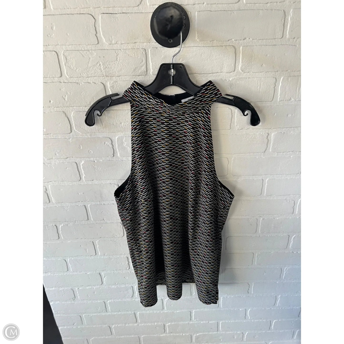 Top Sleeveless By White House Black Market In Black & Red, Size: M