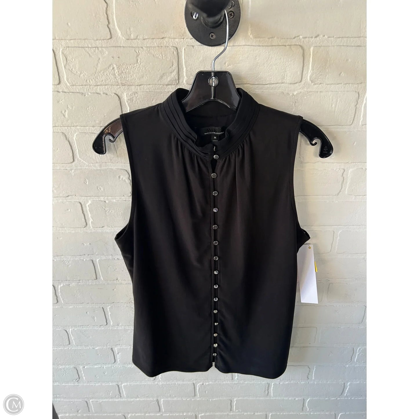 Top Sleeveless By White House Black Market In Black, Size: M