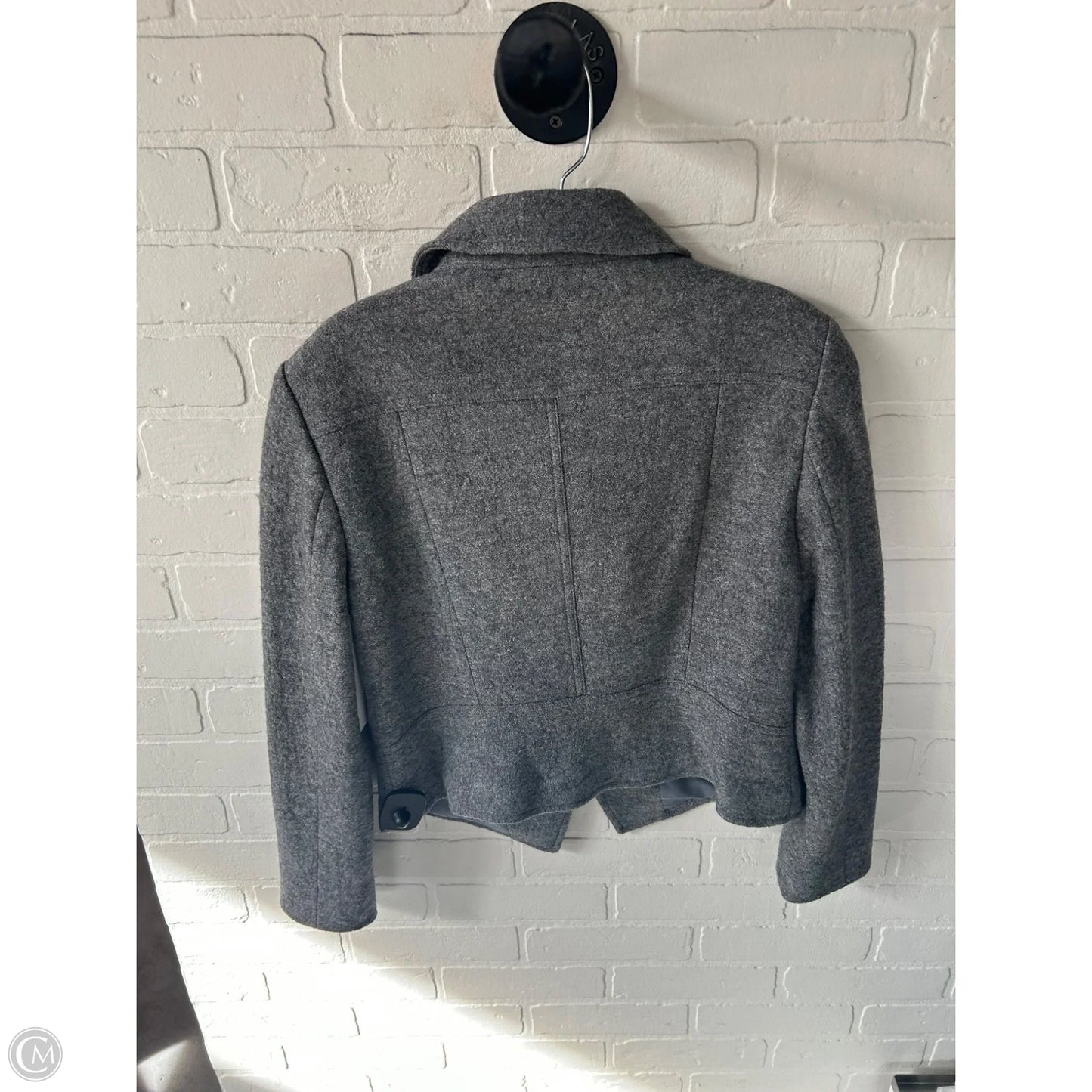 Blazer By Ann Taylor In Grey, Size: S