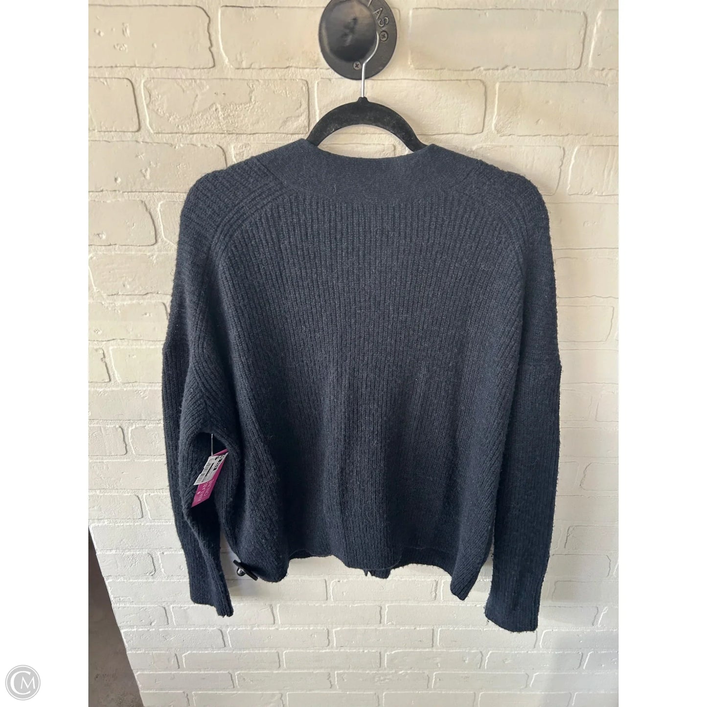 Sweater Cardigan By Vince In Blue, Size: L