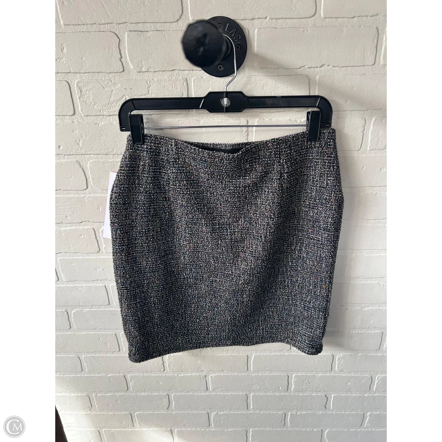 Skirt Mini & Short By Loft In Black & Blue, Size: 8p