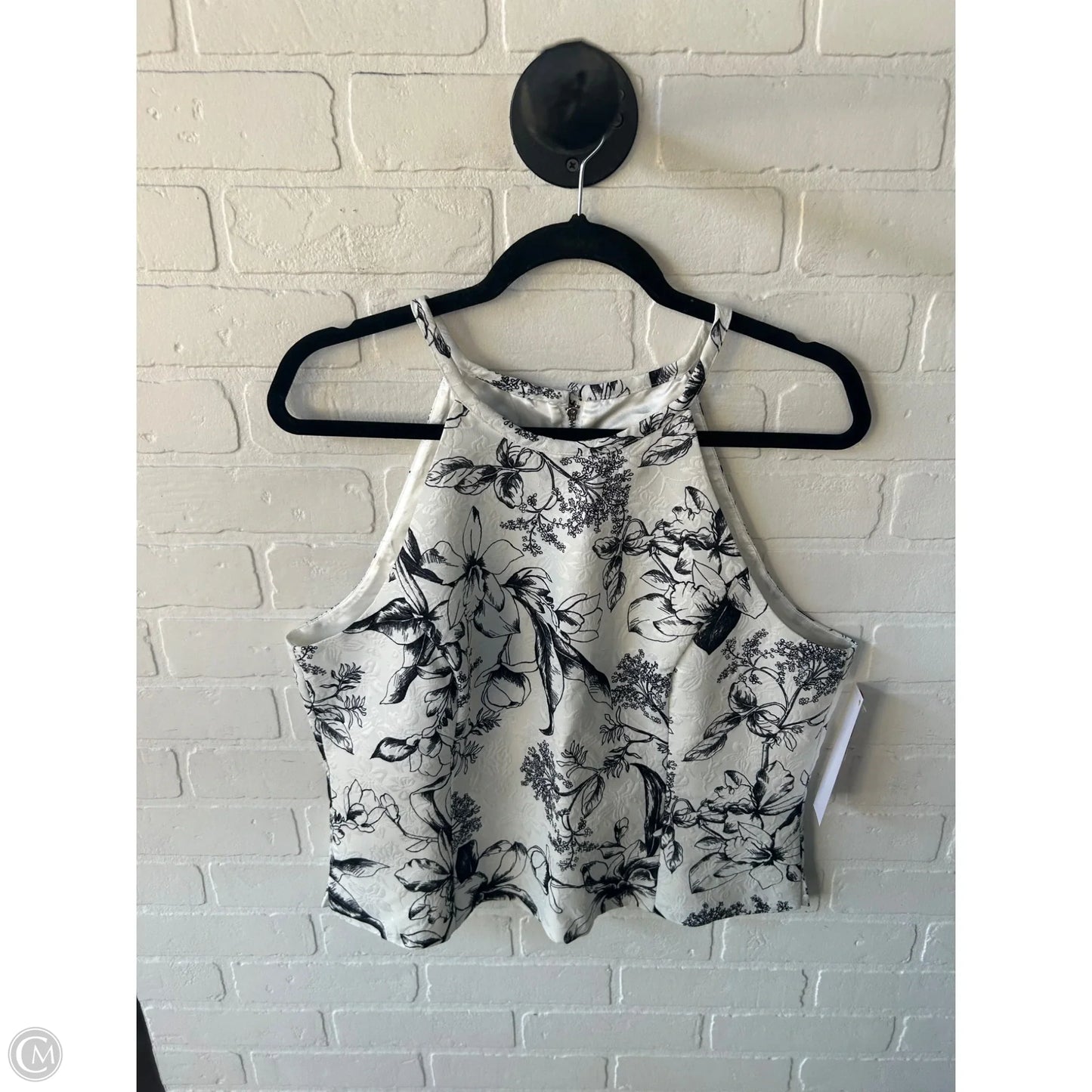 Top Sleeveless By White House Black Market In Black & White, Size: L