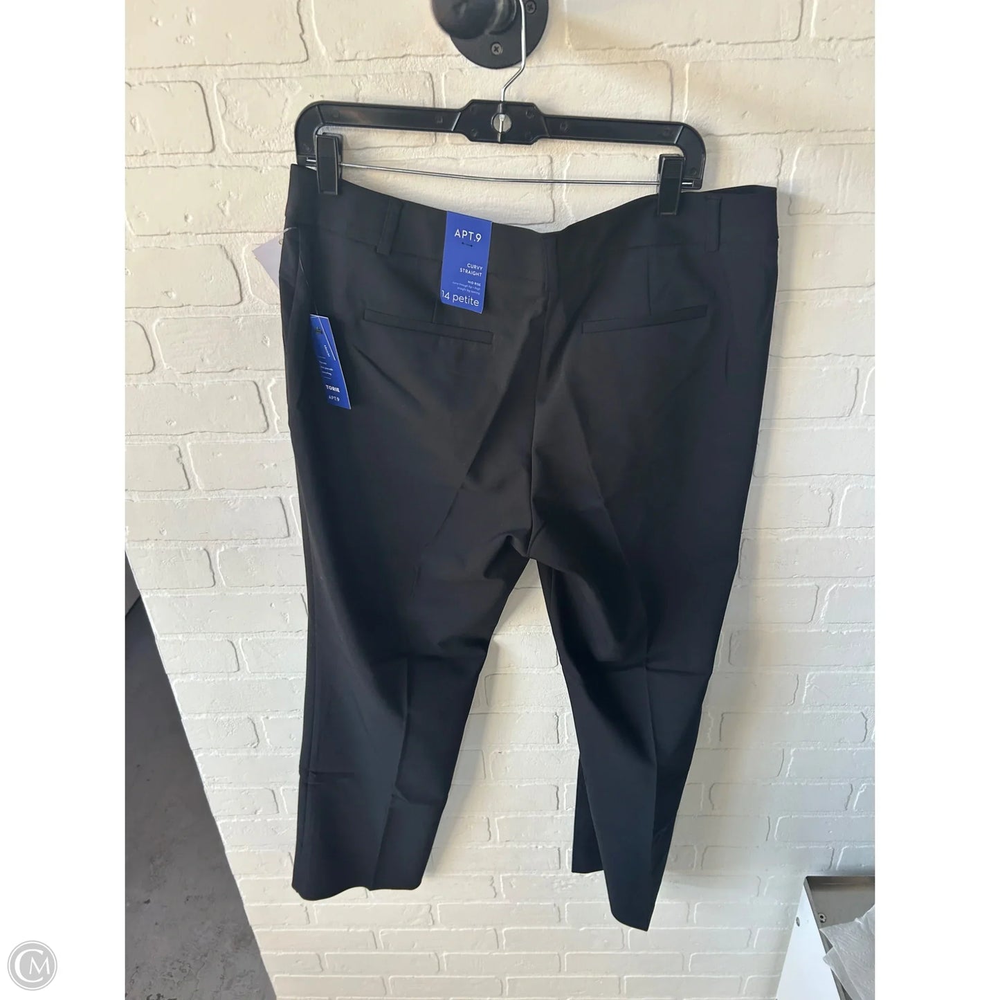 Pants Dress By Apt 9 In Black, Size: 14p