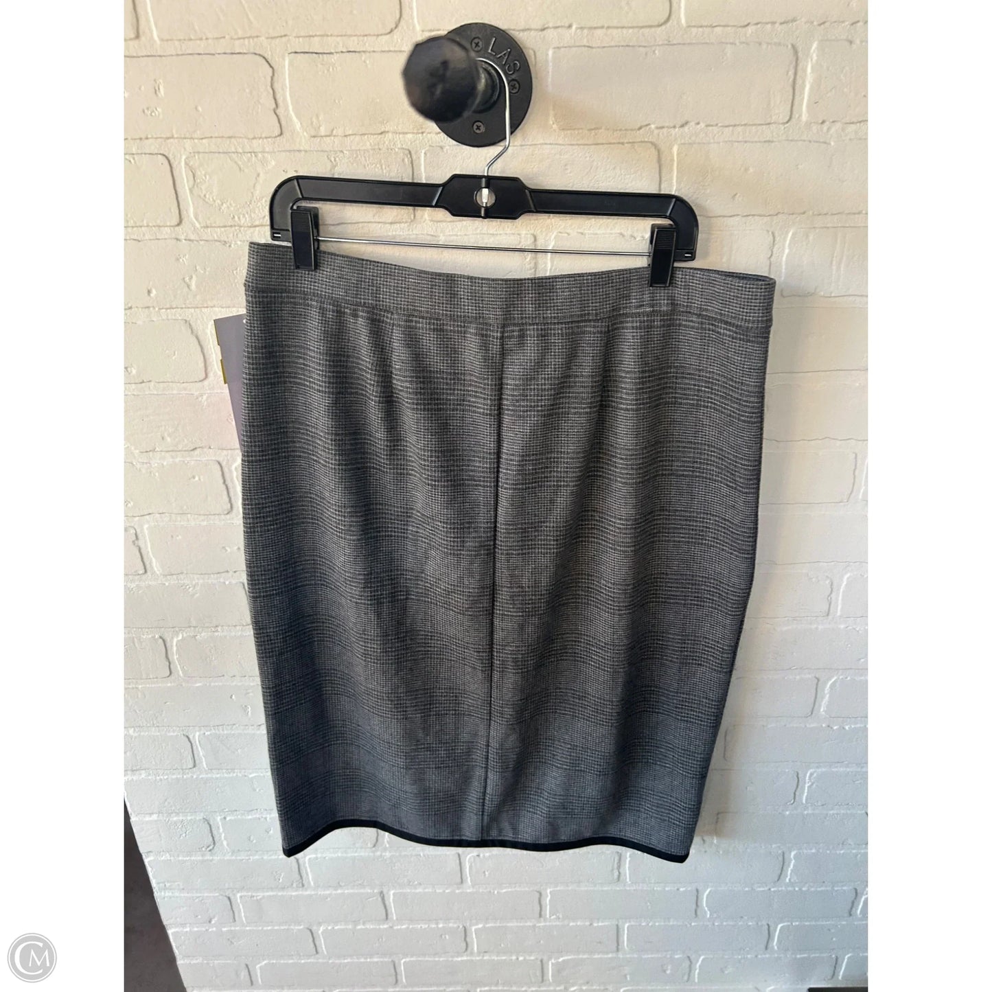 Skirt Midi By Ann Taylor In Grey, Size: 12