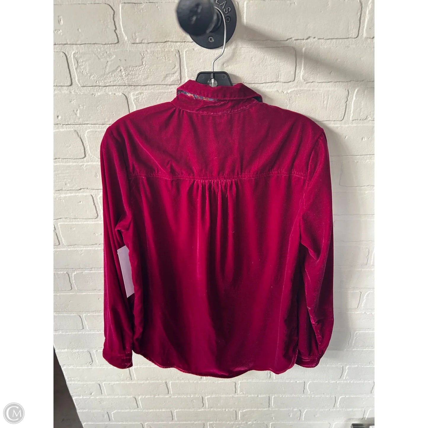 Top Long Sleeve By Natural Life In Pink, Size: S