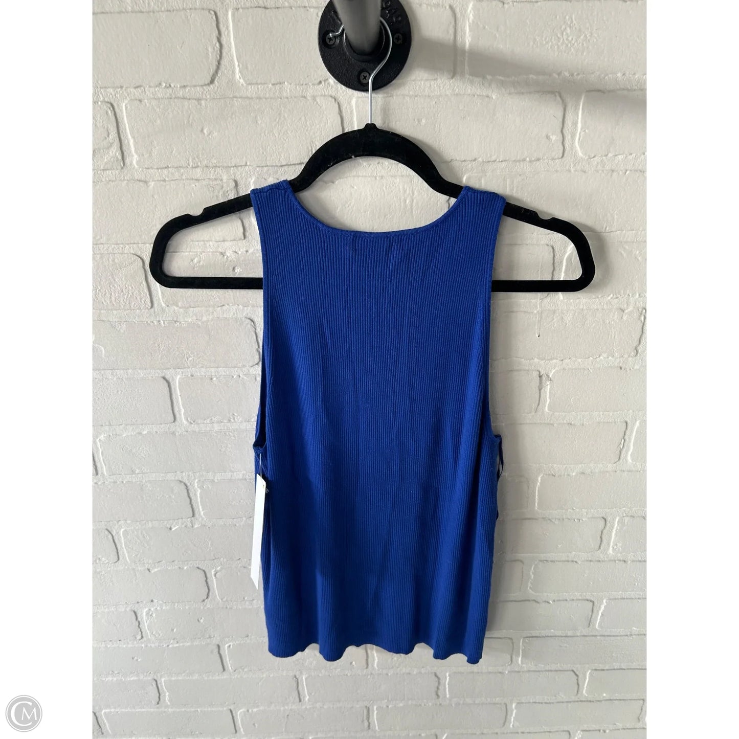 Top Sleeveless By Banana Republic In Blue, Size: L