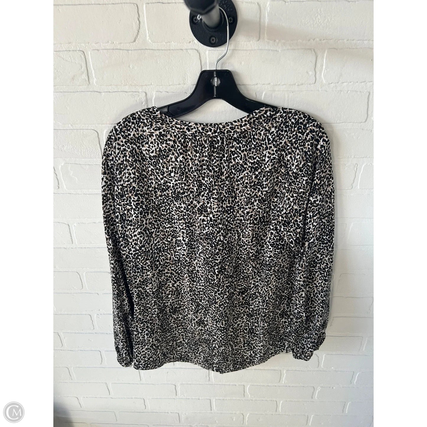 Top Long Sleeve By Old Navy In Animal Print, Size: L