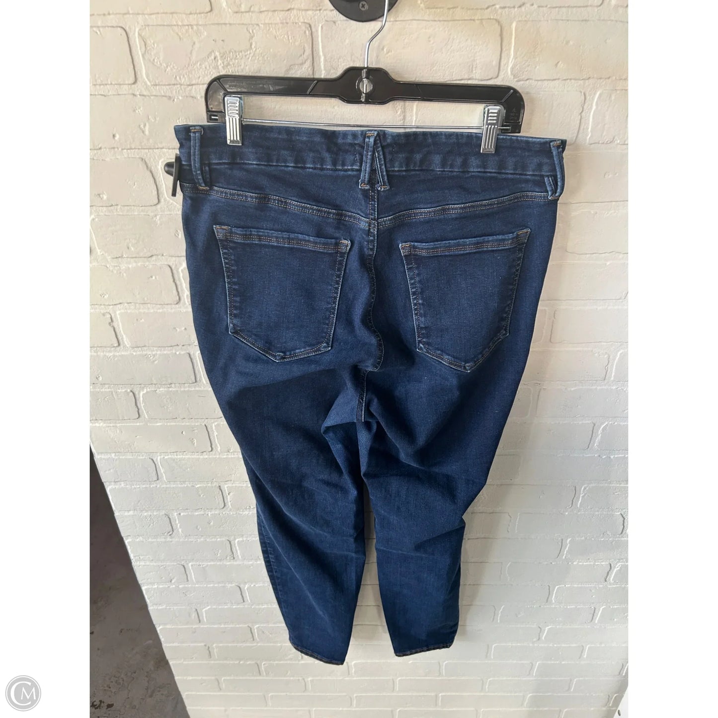 Jeans Skinny By Good American In Blue Denim, Size: 14