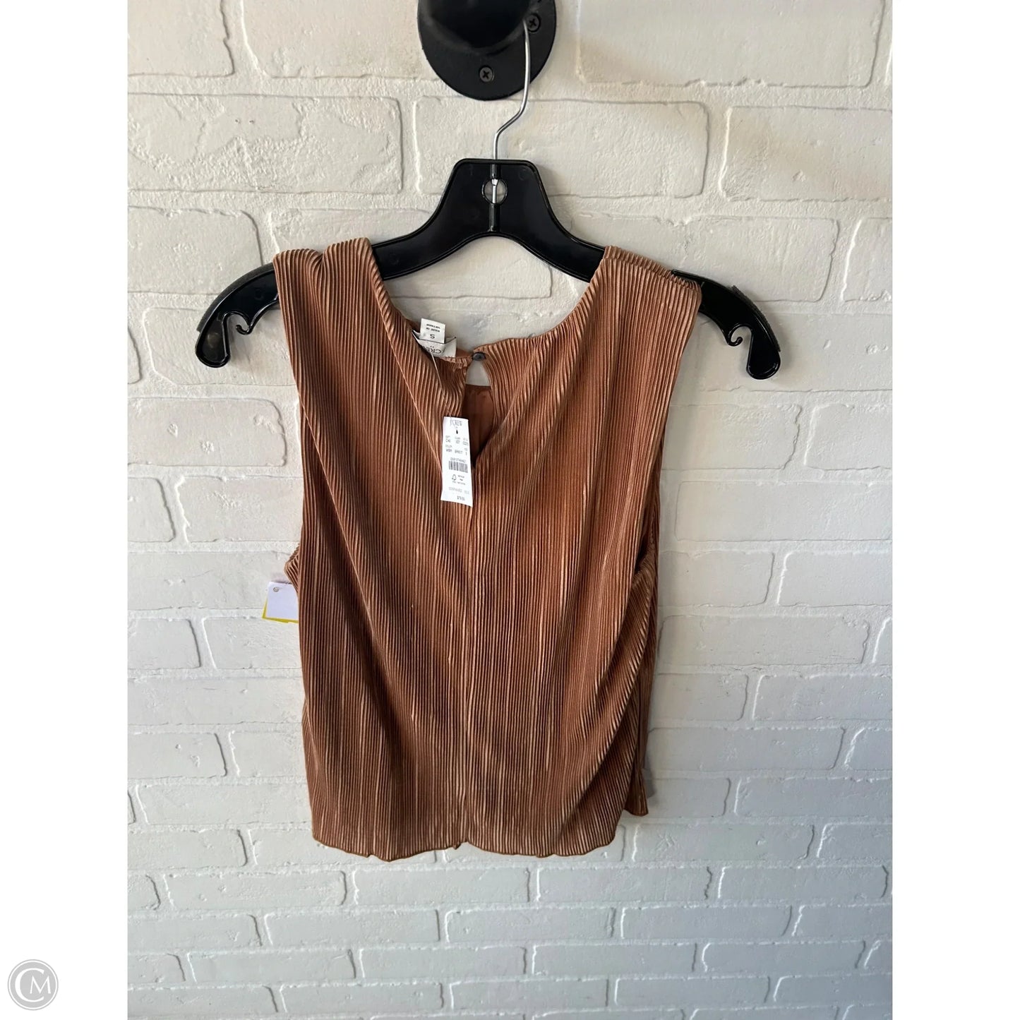 Top Sleeveless By J. Crew In Orange, Size: S
