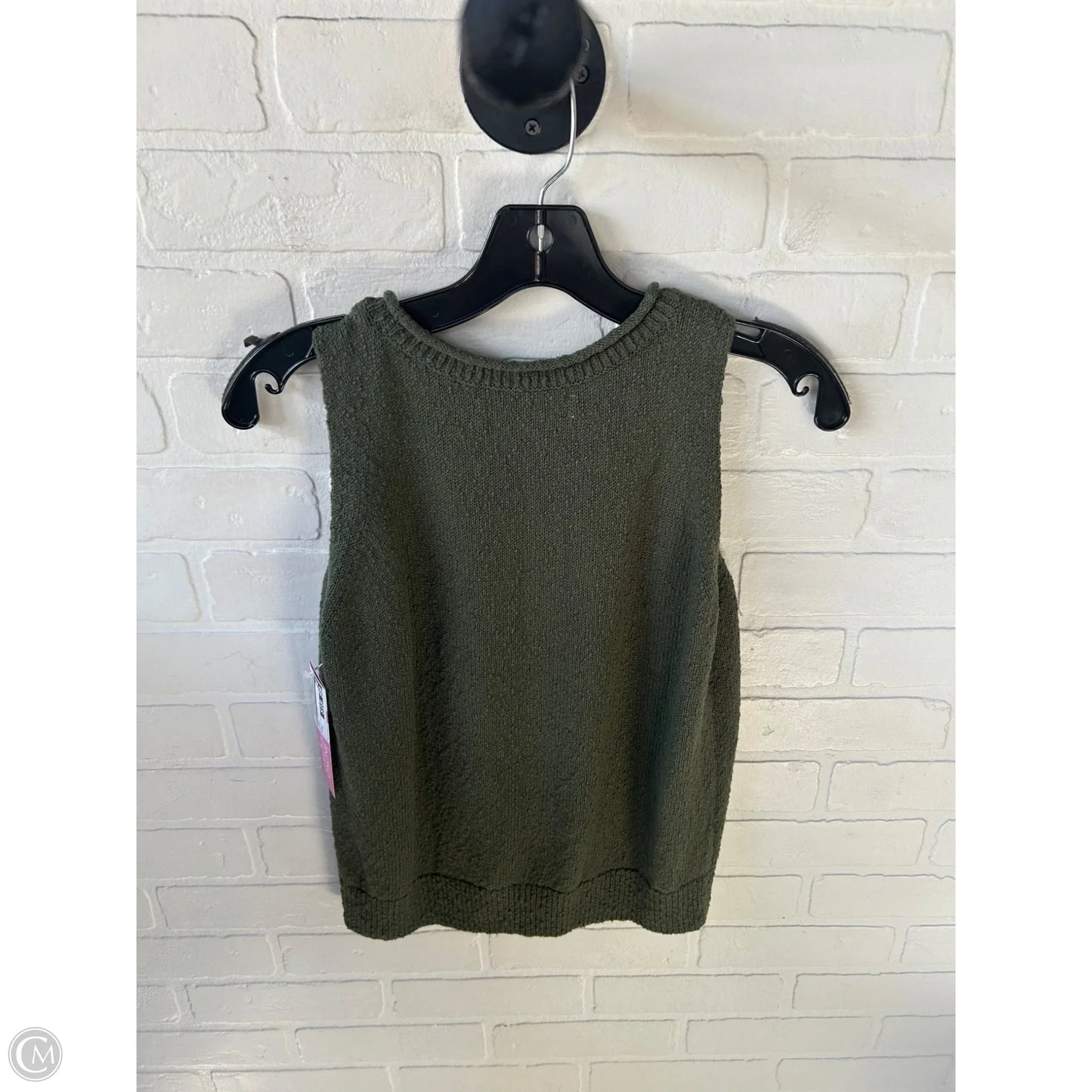 Vest Sweater By Loft In Green, Size: M