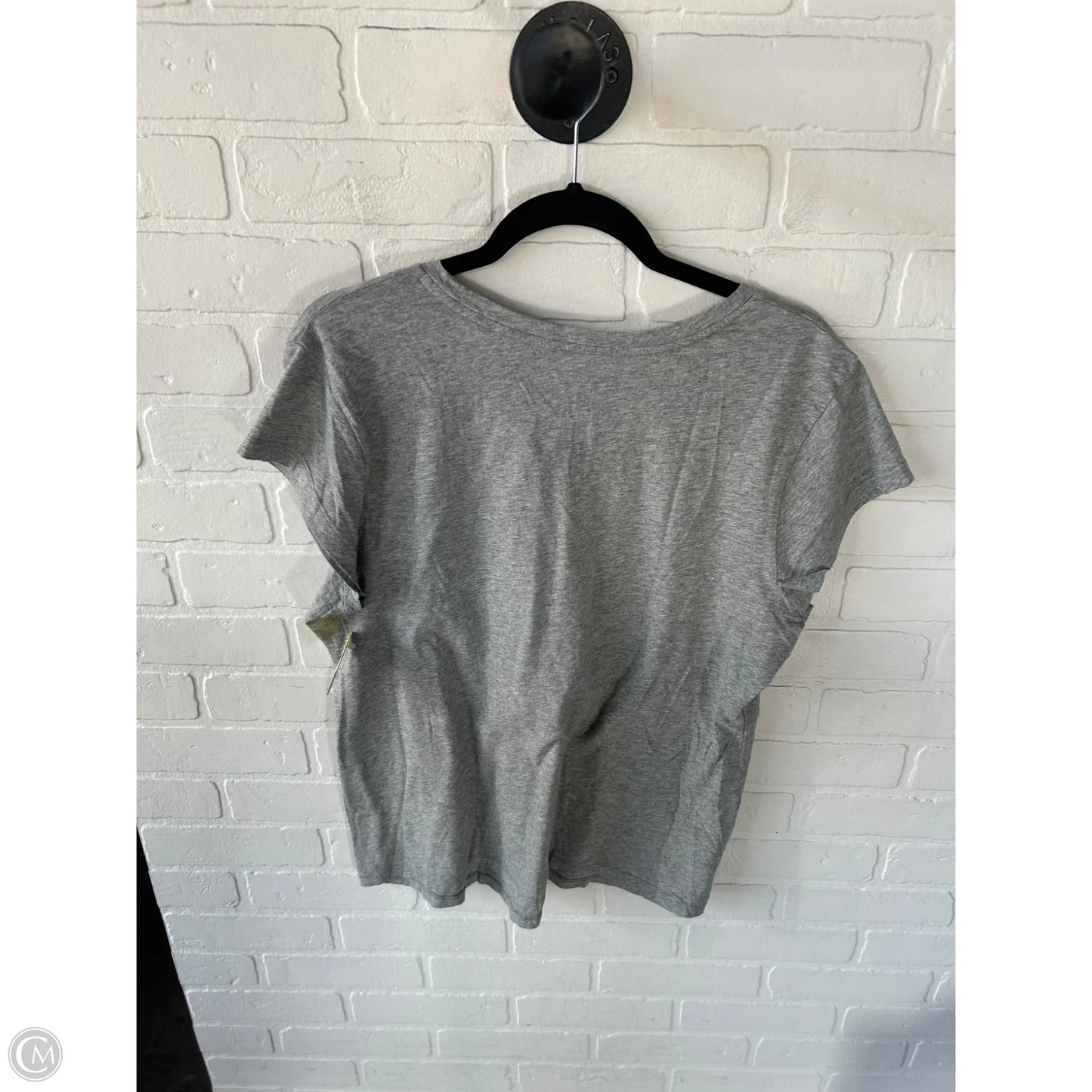Top Short Sleeve Basic By Universal Thread In Grey, Size: Xxl