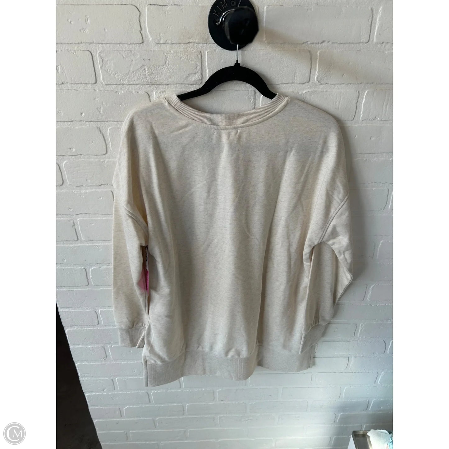 Sweatshirt Crewneck By Clothes Mentor In Tan, Size: M