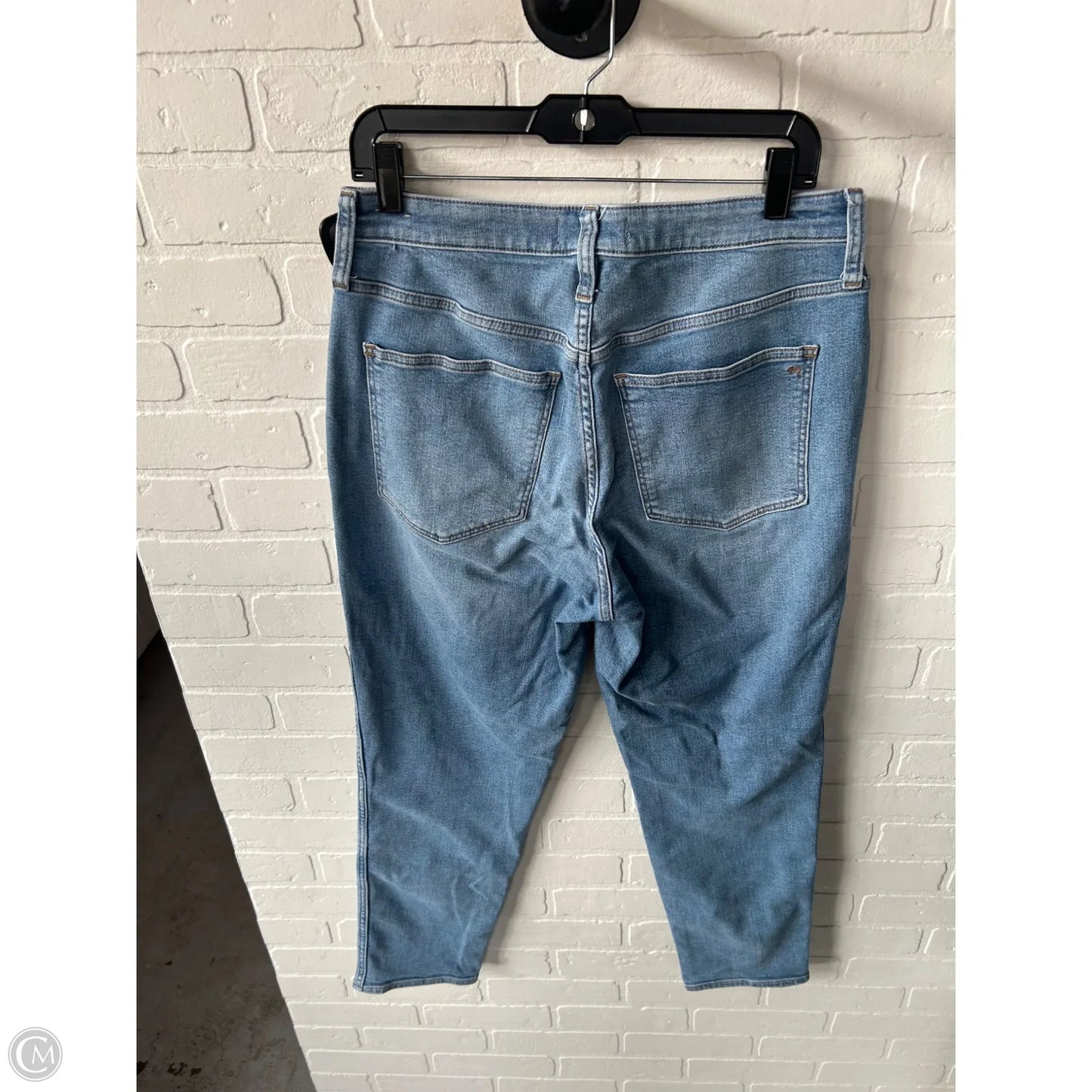 Jeans Straight By Madewell In Blue Denim, Size: 12l