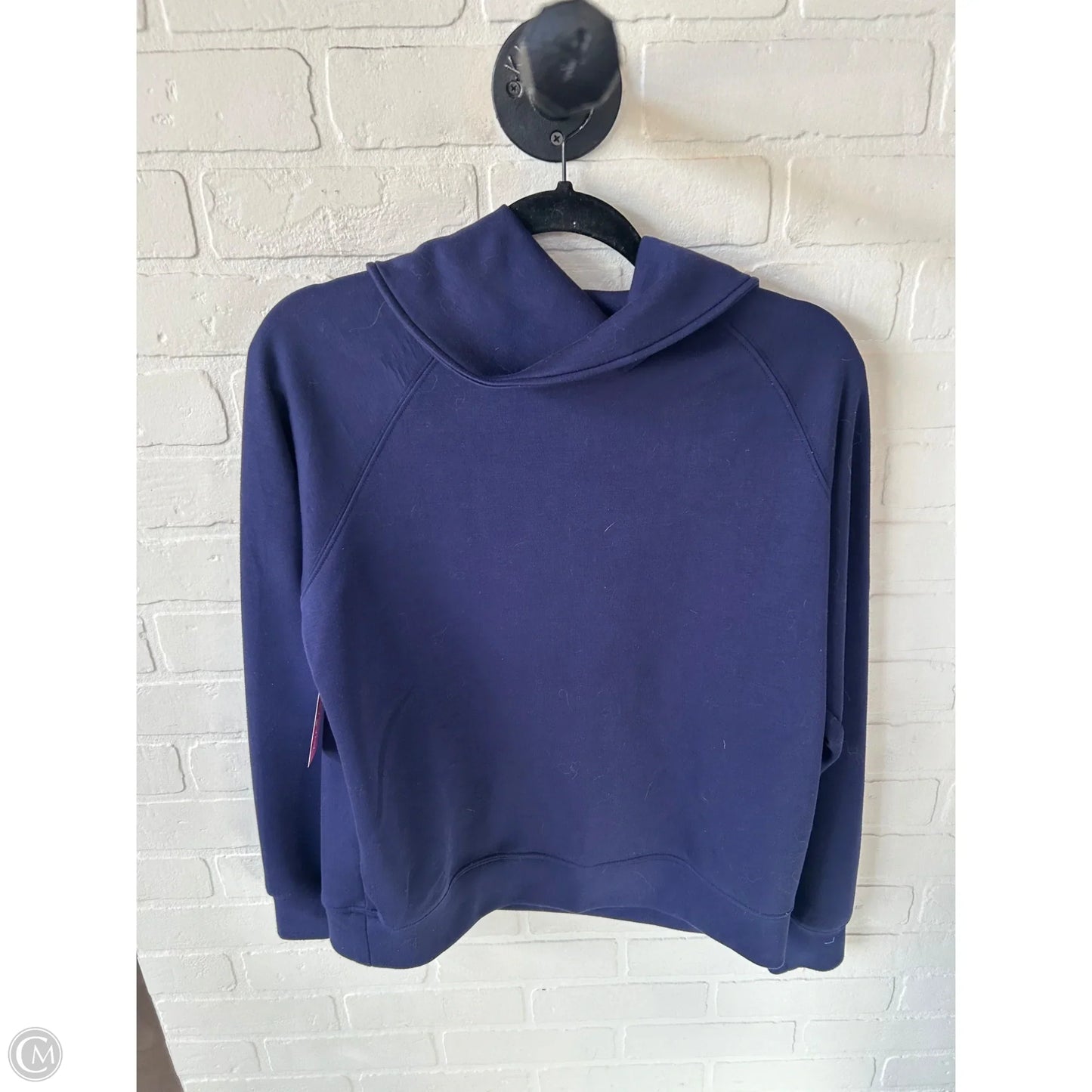 Sweatshirt Collar By Cme In Blue, Size: S