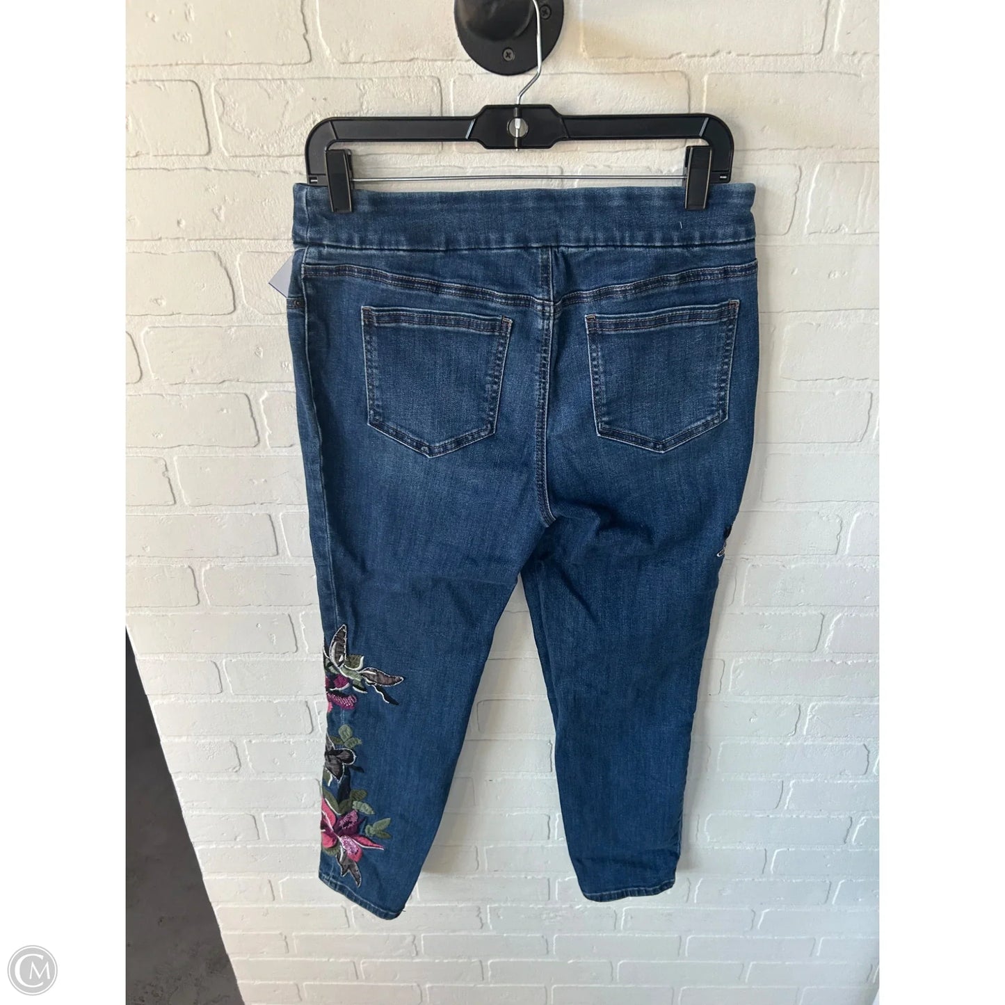 Jeans Jeggings By Chicos In Blue Denim, Size: 8