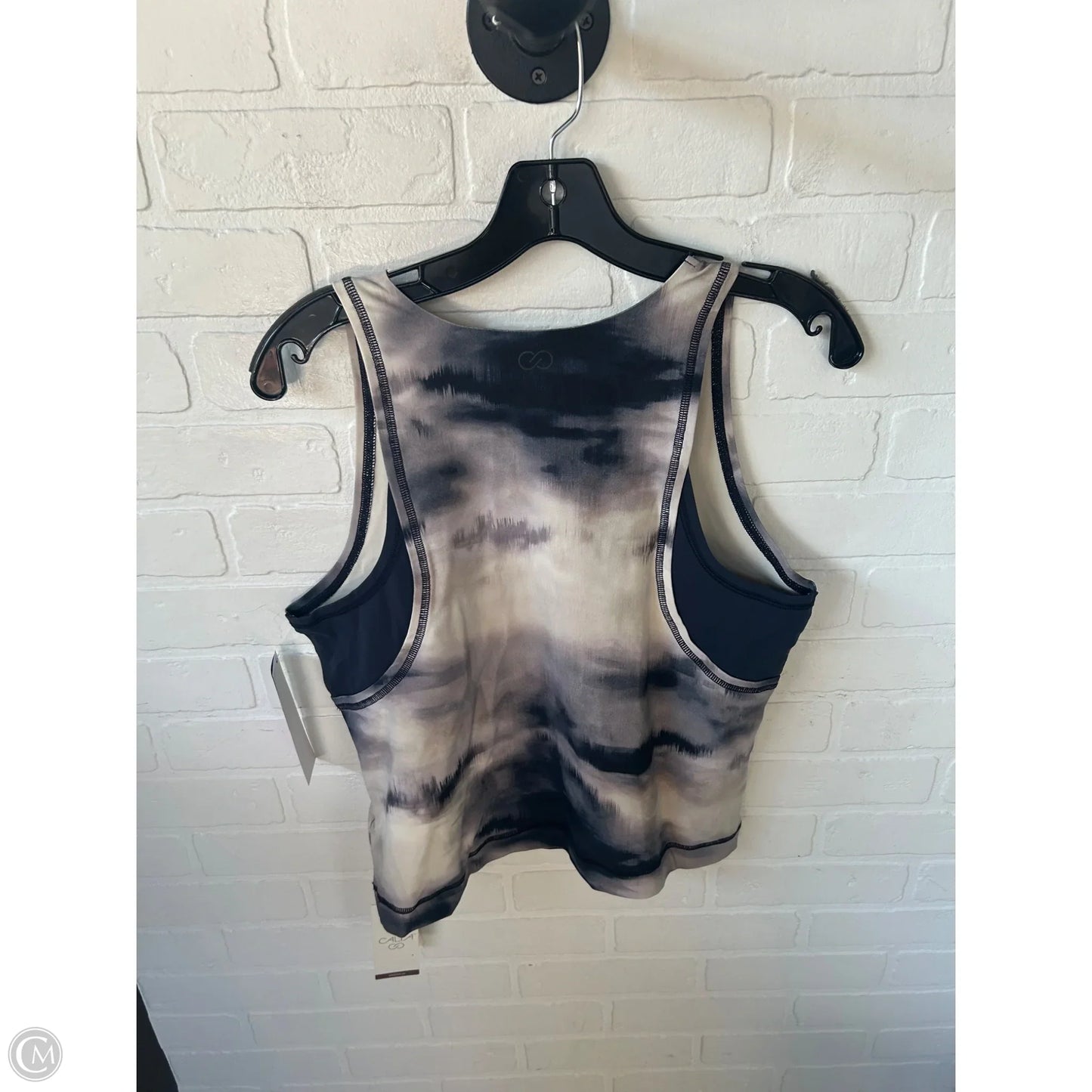 Athletic Tank Top By Calia In Grey & Tan, Size: Xl