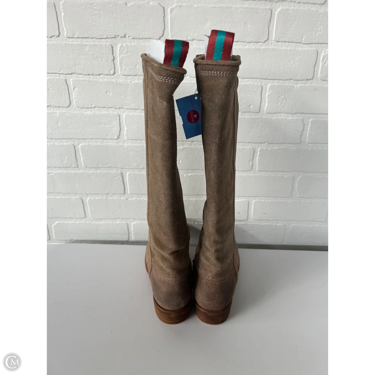 Boots Knee Flats By Sofft In Tan, Size: 8.5