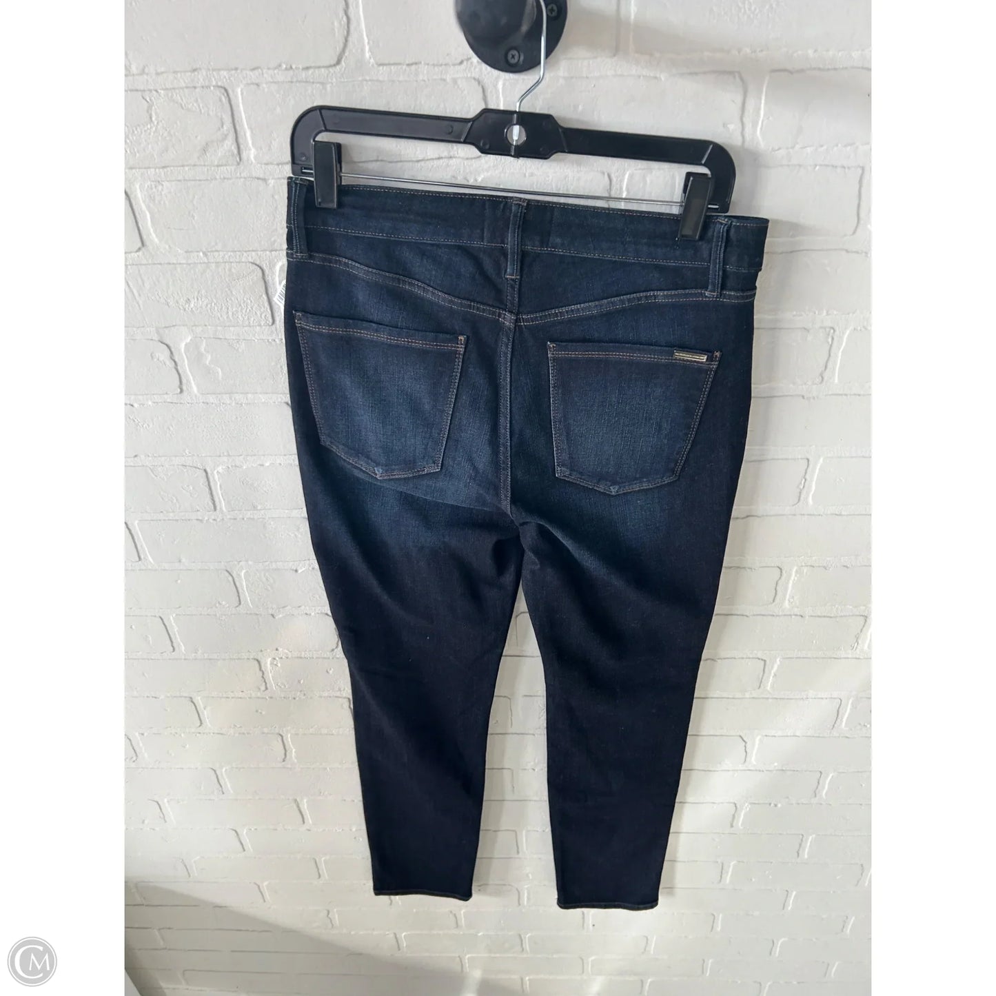 Jeans Straight By White House Black Market In Blue Denim, Size: 8