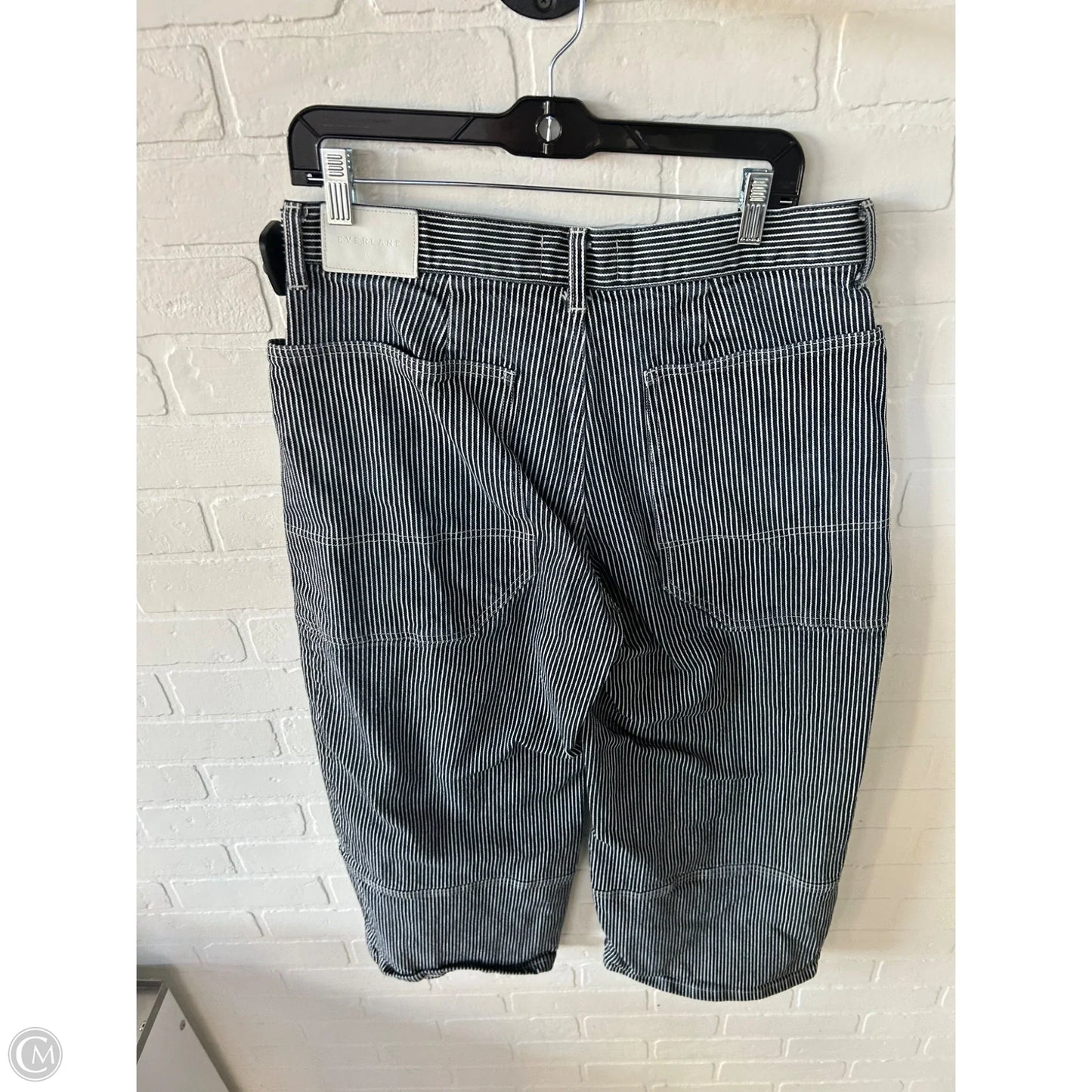 Jeans Wide Leg By Everlane In Blue & White, Size: 12