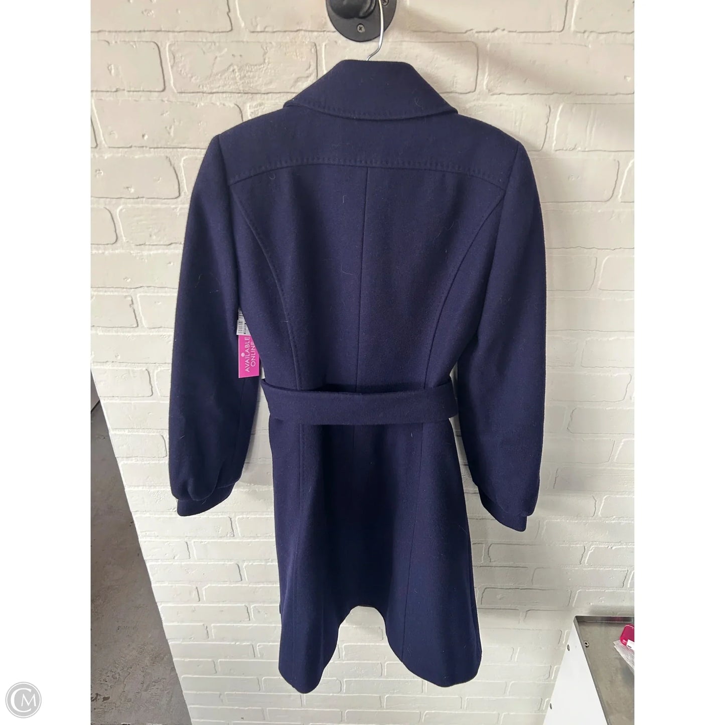 Coat Trench Coat By Antonio Melani In Purple, Size: Xs