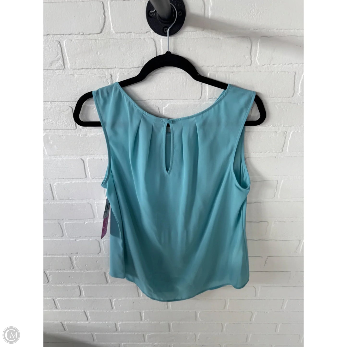 Top Sleeveless Basic By Worthington In Blue, Size: L
