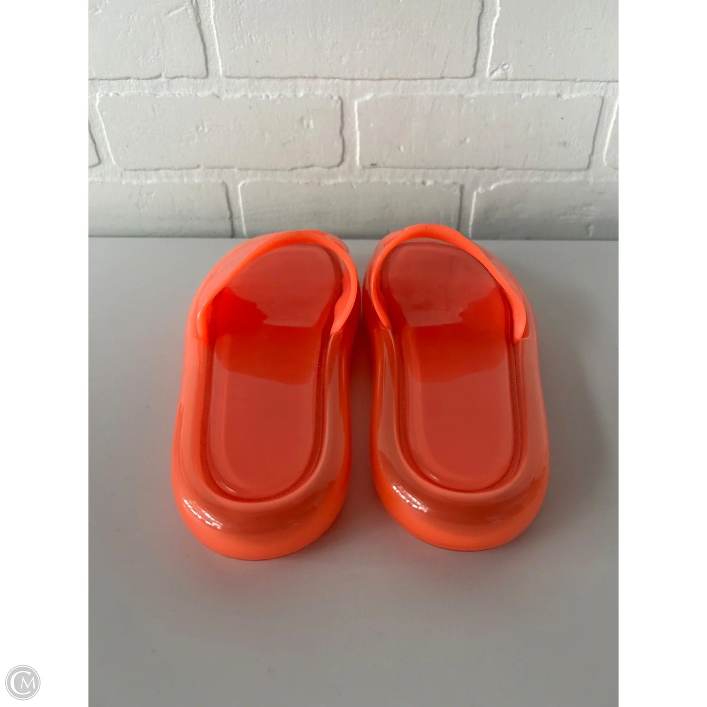 Sandals Designer By Tory Burch In Orange, Size: 6