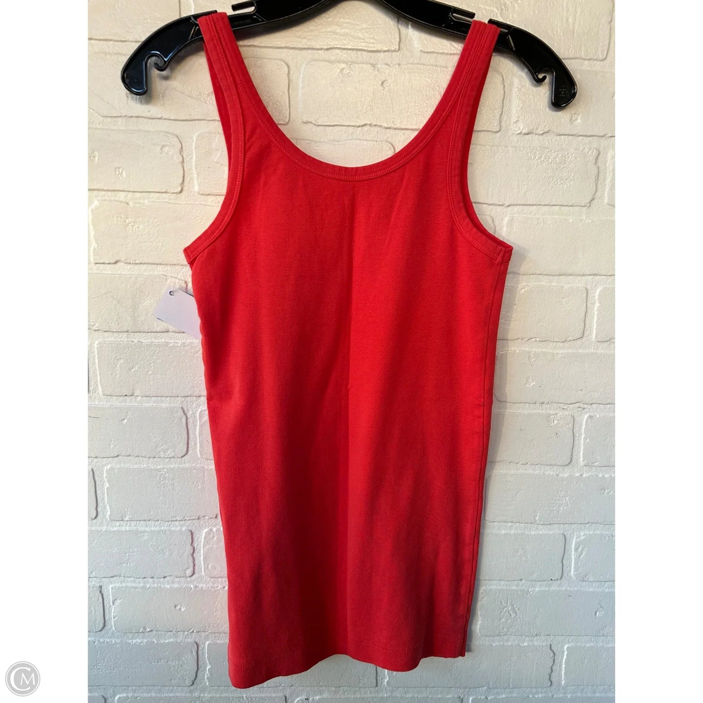 Top Sleeveless Basic By Banana Republic In Orange, Size: M